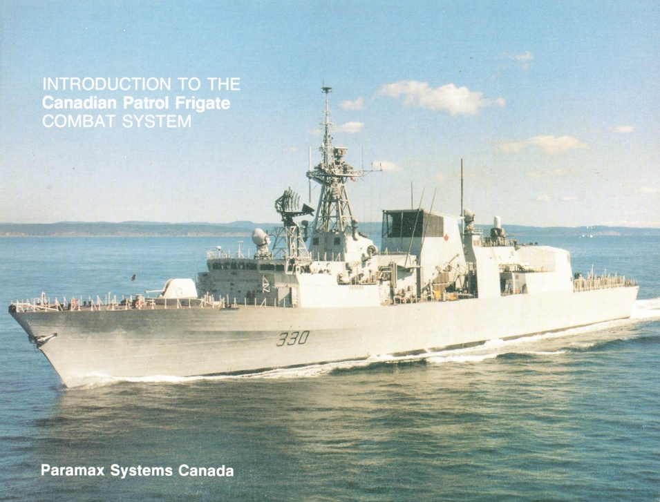 Canadian Patrol Frigate During Sea Trials